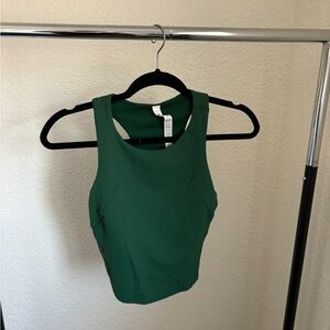 Lululemon green athletic top cropped